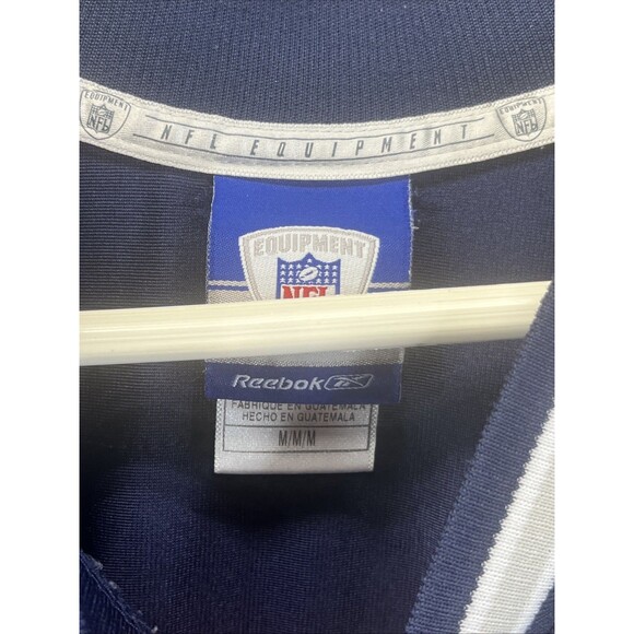 Dallas Cowboys Equipment Jersey M Blue Drew Bledsoe Reebok NFL Football #11 VTG - Picture 7 of 15